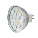 Żarówka MR16 12 led 5050 12V DC 2W zimna biała hurtownia led Premium Lux