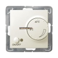 OSPEL Regulator temperatury z czujnikiem IMPRESJA ECRU RTP-1YN/m/27 zaciski gwint hurtownia led Premium Lux