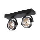 Piano 2xAR111 black CreeLamp oprawa lampa kinkiet czarna do led hurtownia led Premium Lux