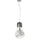 Lampa oprawa wisząca CLOTILDE fi300*H1500mm 1xE27 TRANS Szkło + metal hurtownia led Premium Lux