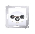 Simon54 DAD.01/11 Gniazdo R-TV-DATA (mod Simon54 D hurtownia led Premium Lux