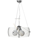 Lampa oprawa wisząca LIDIA fI500*H1500mm 3xE27 G125 TRA Szkło + metal hurtownia led Premium Lux