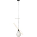 Lampa oprawa wisząca Amanda fi230*H1500mm 1xE27 biała Szkło + metal hurtownia led Premium Lux