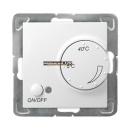 OSPEL Regulator temperatury z sondą IMPRESJA BIAŁY RTP-1Y/m/00 zaciski gwint hurtownia led Premium Lux